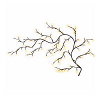Jingle Jollys Christmas Willow Vine Lights Branch LED Fairy DIY Wall Decor 1.8m Warm White