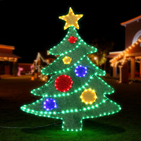 Jingle Jollys Christmas Lights 150cm Motif 220 LED Rope Light Outdoor Decoration