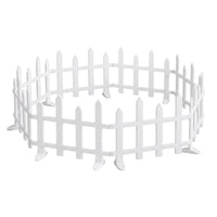 Jingle Jollys 3m Solar Christmas Fence Lights Outdoor Garden Path Decor Warm White 8pc