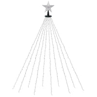 Jingle Jollys 2.5M Christmas Lights Waterfall String Light 300 LED Star Topper