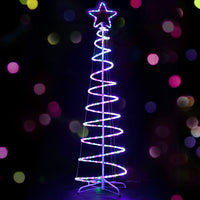 1.88M Christmas Lights Tree 288 LED Decorations Jingle Jollys