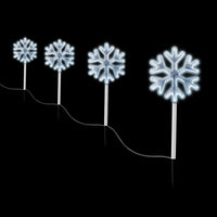 Jingle Jollys 4 Pack Christmas Lights Path Lights Garden Decoration Outdoor Pathway Lighting