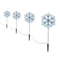 Jingle Jollys 4 Pack Christmas Lights Path Lights Garden Decoration Outdoor Pathway Lighting