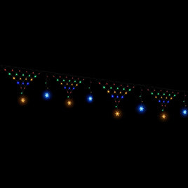 Jingle Jollys Christmas Lights Solar Fairy Lights Christmas Decorations Multicolour 4m