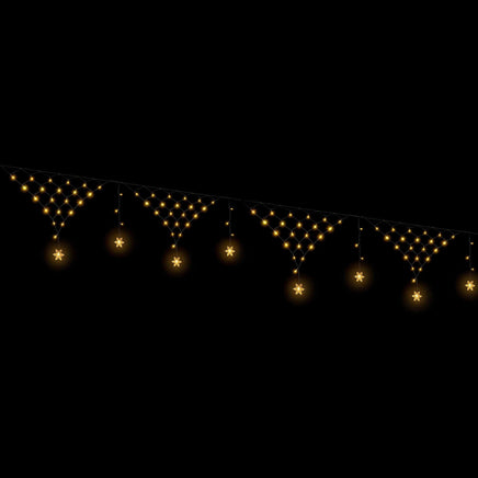 Jingle Jollys Christmas Lights Solar Fairy Lights Warm White Christmas Decorations 4m