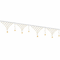Jingle Jollys Christmas Lights Solar Fairy Lights Warm White Christmas Decorations 4m