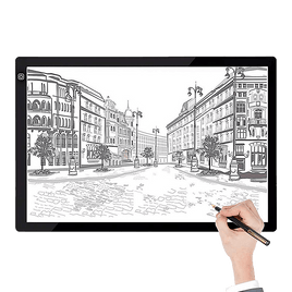 A2 LED Light Box Tracing Board Art Design Stencil Tattoo Copy Drawing Pad Home & Garden Kings Warehouse 