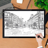 A2 LED Light Box Tracing Board Art Design Stencil Tattoo Copy Drawing Pad Home & Garden Kings Warehouse 