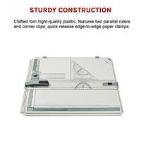 A3 Drawing Board Table with Parallel Motion and Adjustable Angle Drafting Home & Garden Kings Warehouse 