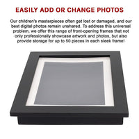 A4 Wooden Picture Frame For 50 Artworks Kids Art Display Home & Garden Kings Warehouse 