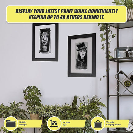 A4 Wooden Picture Frame For 50 Artworks Kids Art Display Home & Garden Kings Warehouse 