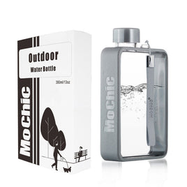 A5 Flat Water Bottle Portable Travel Mug BPA Free Water Bottle (Grey) Home & Garden Kings Warehouse 
