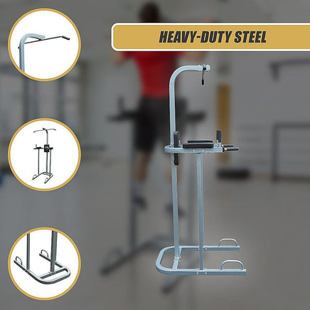 AB Power Tower Dip Chin Push Up Home Gym MultiStation Sports & Fitness Kings Warehouse 