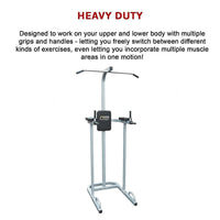 AB Power Tower Dip Chin Push Up Home Gym MultiStation Sports & Fitness Kings Warehouse 
