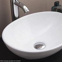 Above Counter Bathroom Vanity Oval Ceramic Basin Kings Warehouse 