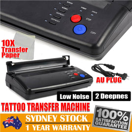 ABS Tattoo Transfer Copier Printer Machine Thermal Stencil Paper Body Art Maker Gift & Novelty Kings Warehouse 
