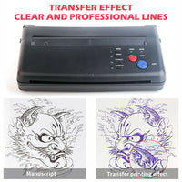 ABS Tattoo Transfer Copier Printer Machine Thermal Stencil Paper Body Art Maker Gift & Novelty Kings Warehouse 