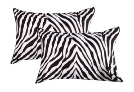 Accessorize 2 Pce Zebra Standard Pillowcase Home & Garden Kings Warehouse 