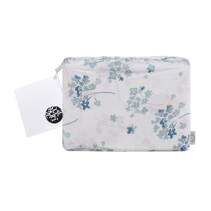 Accessorize Cotton Flannelette Sheet Set Flower Bunch Light Blue Single Home & Garden Kings Warehouse 