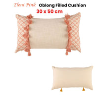 Accessorize Eleni Pink Rectangular Filled Cushion 30cm x 50cm Home & Garden Kings Warehouse 