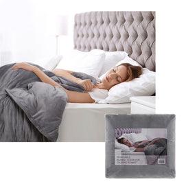 Accessorize Grey Removable Blanket Cover Single Home & Garden Kings Warehouse 
