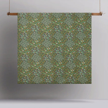 Accessorize Lisa Green Washed Cotton Printed Quilt Cover Set Queen Home & Garden Kings Warehouse 