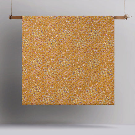 Accessorize Lisa Ochre Washed Cotton Printed Quilt Cover Set King Home & Garden Kings Warehouse 