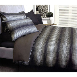 Accessorize Lizard Brown Jacquard Quilt Cover Set Double Home & Garden Kings Warehouse 