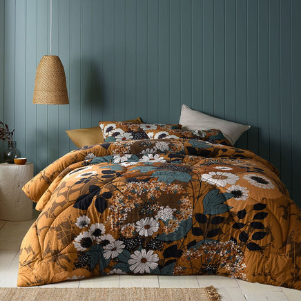 Accessorize Markle Washed Cotton Printed 3 Piece Comforter Set Queen Home & Garden Kings Warehouse 