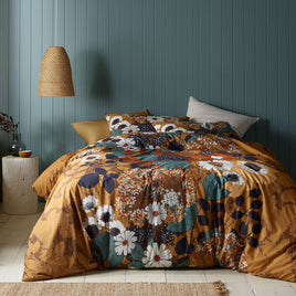 Accessorize Markle Washed Cotton Printed Quilt Cover Set Queen Home & Garden Kings Warehouse 