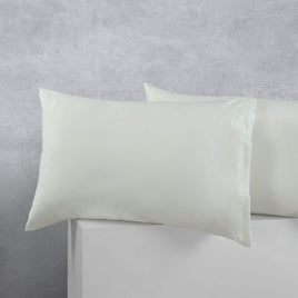 Accessorize Pair of Cotton Polyester Standard Pillowcases Stone Home & Garden Kings Warehouse 