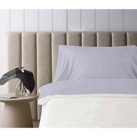 Accessorize Self Tanning Polyester Cotton Sheet Protector 145cm x 220cm Silver Home & Garden Kings Warehouse 