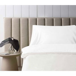 Accessorize Self Tanning Polyester Cotton Sheet Protector 145cm x 220cm White Home & Garden Kings Warehouse 