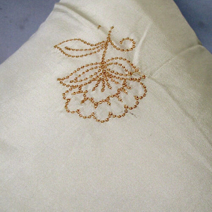 Accessorize Set of 2 Tiarni Embroidery Faux Silk Square Cushion Covers Home & Garden Kings Warehouse 