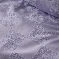 Accessorize Tipo Lilac Chenille Quilt Cover Set Single Home & Garden Kings Warehouse 
