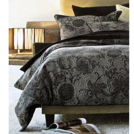 Accessorize Trudie Black Jacquard Quilt Cover Set Single Home & Garden Kings Warehouse
