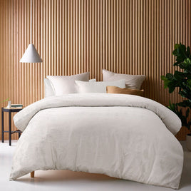 Accessorize Vera Jacquard Quilt Cover Set Queen Home & Garden Kings Warehouse 