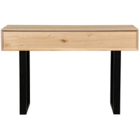 Aconite Console Hallway Entry Table 120cm Solid Messmate Timber Wood - Natural living room Kings Warehouse 