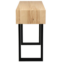 Aconite Console Hallway Entry Table 120cm Solid Messmate Timber Wood - Natural living room Kings Warehouse 