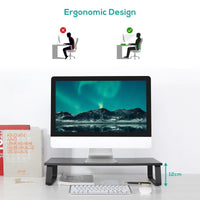 activiva Ergolife Black Monitor Stand Riser Electronics Kings Warehouse 