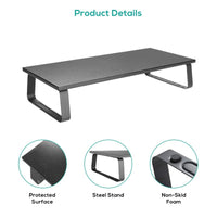 activiva Ergolife Black Monitor Stand Riser Electronics Kings Warehouse 