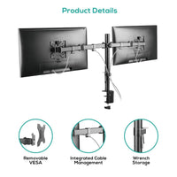 activiva ErgoLife Dual Monitor Screen Double Joint Monitor Arm Electronics Kings Warehouse 