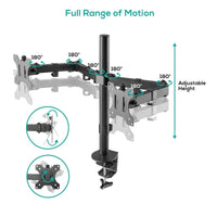 activiva ErgoLife Dual Monitor Screen Double Joint Monitor Arm Electronics Kings Warehouse 