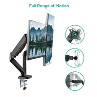 activiva ErgoLife Dual Monitor Screen Steel Gas Spring Monitor Arm Electronics Kings Warehouse 