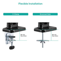 activiva ErgoLife Dual Monitor Screen Steel Gas Spring Monitor Arm Electronics Kings Warehouse 