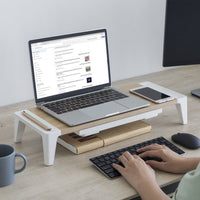 activiva Ergolife Monitor Stand Riser with Storage Drawer Electronics Kings Warehouse 