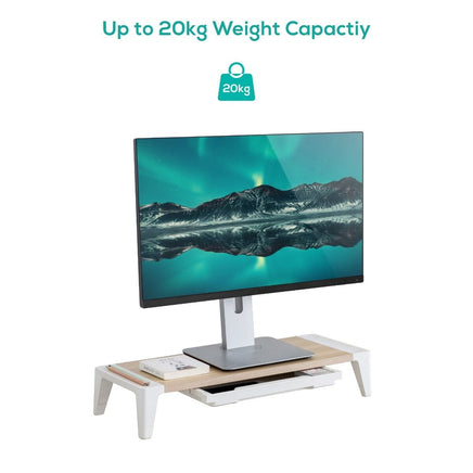 activiva Ergolife Monitor Stand Riser with Storage Drawer Electronics Kings Warehouse 