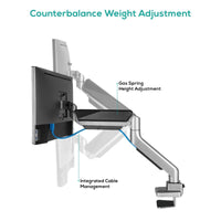 activiva Heavy Duty Single Monitor Screen Gas Spring Monitor Arm Electronics Kings Warehouse 