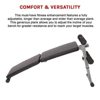 Adjustable Abdominal Crunch Sit Up Bench Sports & Fitness Kings Warehouse 