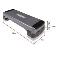 Adjustable Aerobic Step Platform – Gym Fitness Exercise Stepper for Home Workouts Sports & Fitness Kings Warehouse 
